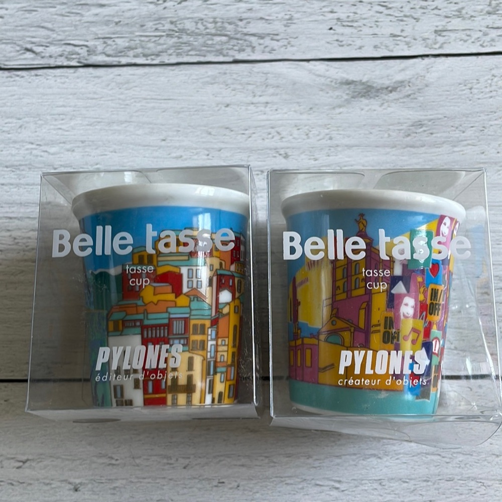 NWT Citymania Pylones Studio Espresso Cups